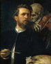 Selvportræt med Døden, der spiller violin - Arnold Böcklin — visning af kunstværket