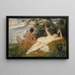Forår - Arnold Böcklin — indrammet kunstværk på væggen
