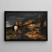 La marche des Goths - Arnold Böcklin — indrammet kunstværk på væggen