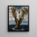 Vénus Anadyomène - Arnold Böcklin — indrammet kunstværk på væggen