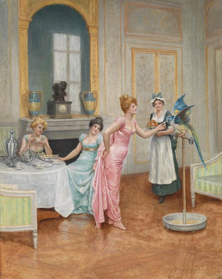 Le perroquet - Arnold Willms — visning af kunstværket