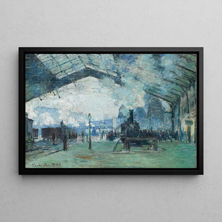 Ankomst af Normandietoget - Claude Monet