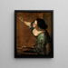 L'Autoportrait comme allégorie de la peinture - Artemisia Gentileschi — indrammet kunstværk på væggen