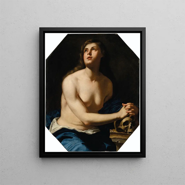 La Madeleine pénitente - Artemisia Gentileschi — indrammet kunstværk på væggen