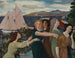 Gennem havnen - Arthur Bowen Davies — visning af kunstværket