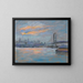 Vue du pont de Brooklyn - Arthur Clifton Goodwin — indrammet kunstværk på væggen