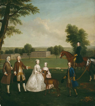 Arthur Devis - Thomas Lister and Family at Gisburne Park.webp
