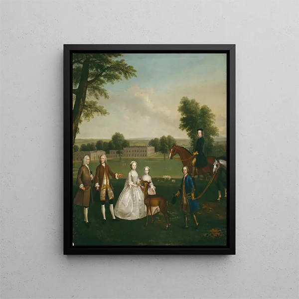 Arthur Devis - Thomas Lister and Family at Gisburne Park.webp