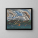 Nuages et eau - Arthur Dove — indrammet kunstværk på væggen