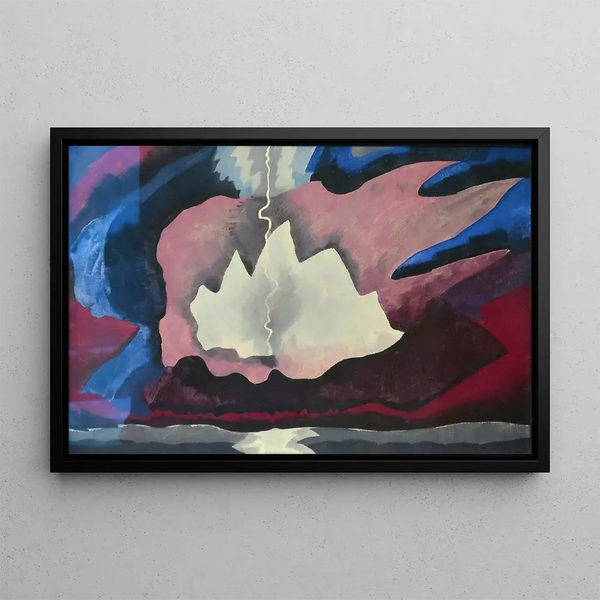 Averse orageuse - Arthur Dove — indrammet kunstværk på væggen