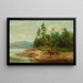 Vue sur Long Lake - Arthur Fitzwilliam Tait — indrammet kunstværk på væggen