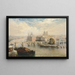 Vue du Pont Neuf à Paris avec Notre-Dame au Loin - Arthur Joseph Meadows — indrammet kunstværk på væggen