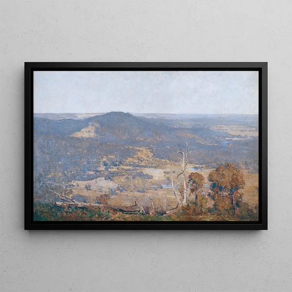 Australien Felix - Arthur Streeton — indrammet kunstværk på væggen