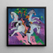 Artillerists på hest - Ernst Ludwig Kirchner | Maleri — indrammet kunstværk på væggen