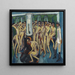 Artilleurs - Ernst Ludwig Kirchner — indrammet kunstværk på væggen