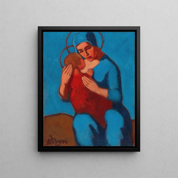 Madonna Mère - Artur Nikodem — indrammet kunstværk på væggen