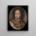 Charles XI, konge af Sverige - Arvid Karlsteen — indrammet kunstværk på væggen