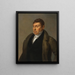 Marquis de Lafayette - Ary Scheffer — indrammet kunstværk på væggen