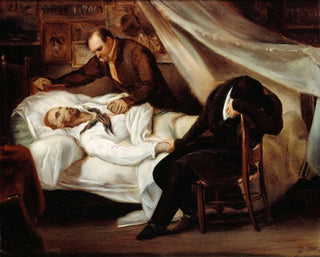 La Mort de Gricault - Ary Scheffer — visning af kunstværket
