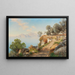 Vue sur Capri - Ascan Lutteroth — indrammet kunstværk på væggen