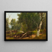 Scène forestière dans les Catskills - Asher Brown Durand — indrammet kunstværk på væggen