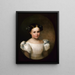 Georgianna Frances Adams - Asher Brown Durand — indrammet kunstværk på væggen