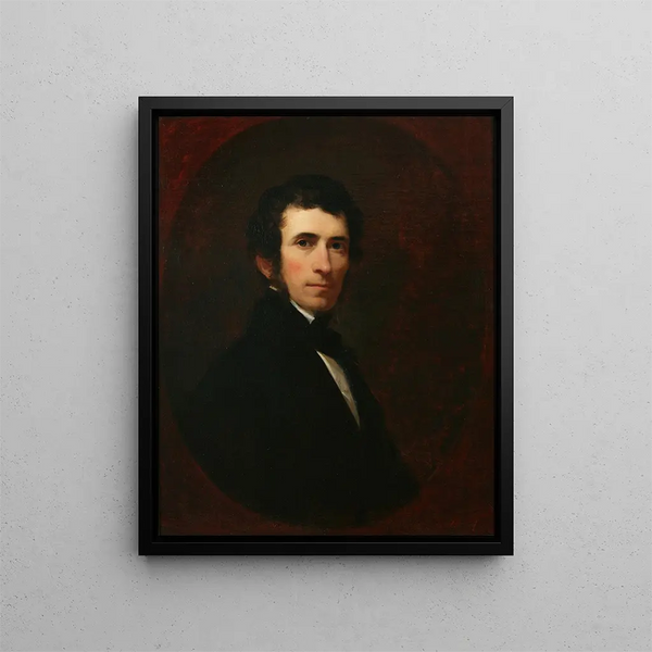 Selvportræt - Asher Brown Durand — indrammet kunstværk på væggen