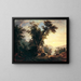 Les vêpres indiennes - Asher Brown Durand — indrammet kunstværk på væggen