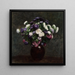 Asters i en vase - Henri Fantin-Latour — indrammet kunstværk på væggen