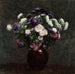 Asters i en vase - Henri Fantin-Latour — visning af kunstværket