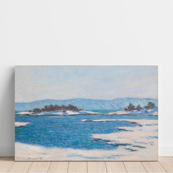 Reproduktion af maleriet Ved Fjordkanten i Christiania - Claude Monet