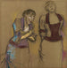 ved cafékoncert med to sangere - Edgar Degas — visning af kunstværket