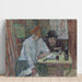 Reproduktion af maleriet Ved Café La Mie - Henri de Toulouse-Lautrec