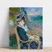Reproduktion af maleriet Ved havkanten - Pierre-Auguste Renoir