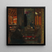 Ved caféen - Édouard Vuillard — indrammet kunstværk på væggen