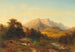 Vue sur l'Untersberg au crépuscule - August Becker — visning af kunstværket