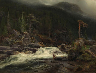 Cascade i Telemark - August Cappelen — visning af kunstværket