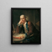 Jean Népomucène Chevalier impérial de Humbourg - August Friedrich Oelenhainz — indrammet kunstværk på væggen