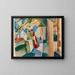 ved Thun Kirkegård - August Macke — indrammet kunstværk på væggen
