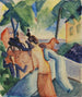 Velkommen til Thun-søen - August Macke — visning af kunstværket