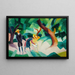 Børn med et ged - August Macke — indrammet kunstværk på væggen