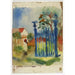 Porte de have - August Macke — indrammet kunstværk på væggen