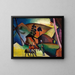 Indiens à cheval - August Macke — indrammet kunstværk på væggen