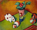 Les jouets de Little Walter - August Macke — visning af kunstværket