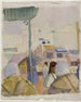 Marché de Tunis II - August Macke — visning af kunstværket