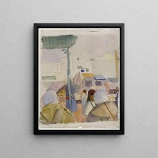 August Macke - Market in Tunis II.webp
