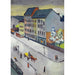 Reproduktion af maleriet Notre street i gråt - August Macke