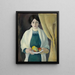 Portrait med æbler - August Macke — indrammet kunstværk på væggen