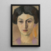 Reproduktion af maleriet Portrait af Elisabeth i Hilterfingen - August Macke