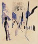 Rue am Abend - August Macke — visning af kunstværket